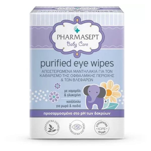 PHARMASEPT Baby - Purified EYE Wipes - 10 pcs