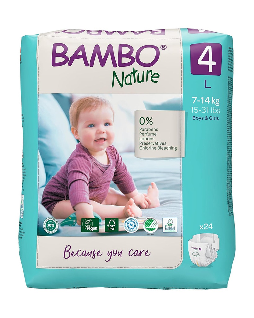 BAMBO 4 Large (7-14kg) x24