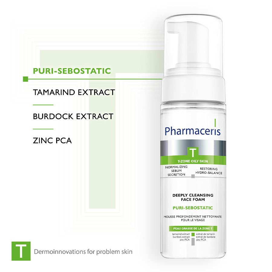 PHARMACERIS T - Puri Sebostatic - Foaming Face Cleaner *150mL