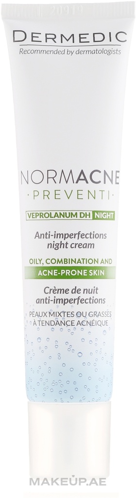DERMEDIC - NORMACNE Preventi Anti Imperfections NIGHT Cream *40ml