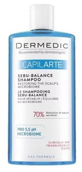 DERMEDIC - Capilarte SEBU BALANCE SHAMPOO (Oily Scalp/Hair) *300mL