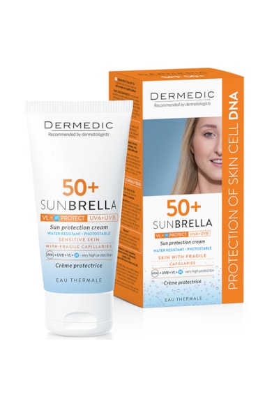 DERMEDIC - SunBrella SPF50+ FACE (Fragile Skin W Capillaries) - 50mL