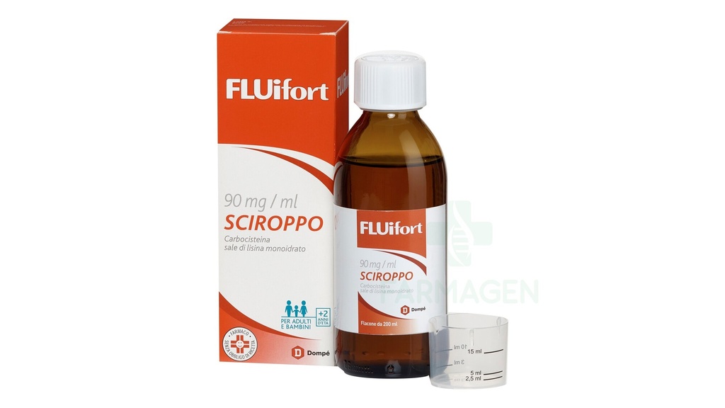 FLUIFORT 90MG/ML ( CARBOCISTEINA ) - 200ML SHURUP