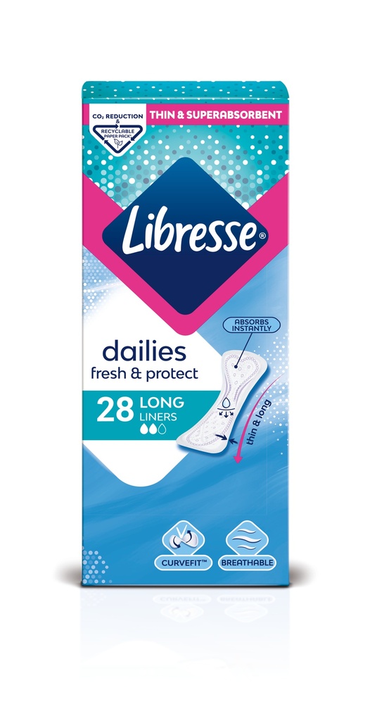 LIBRESSE Ditore - Long Liners FRESH - 28pads