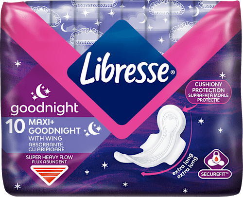 LIBRESSE Maxi NIGHT+ (6 Flow) *10pads
