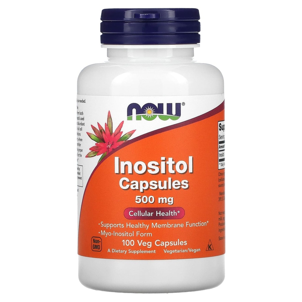NOW INOSITOL 500 MG. 100 CAP.