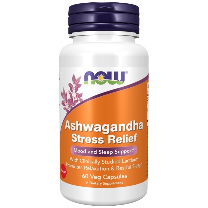 NOW ASHWAGANDHA (Stress Relief) *60 Capsule