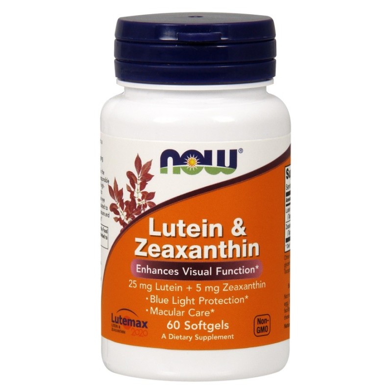 NOW - Lutein & Zeaxanthin - 60 SoftGels