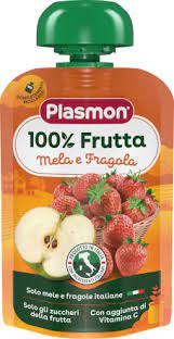 PLASMON Pochet - MELA & FRAGOLA *100g