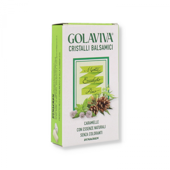 GOLAVIVA (MENTA / EUCALIPTO / PINO) KARRAMELE PER FYT 24cop
