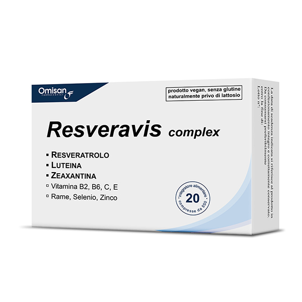 RESVERAVISIAL Complex (RESVERATROL / LUTEINA / ZEAXANTHIN) *20 tab