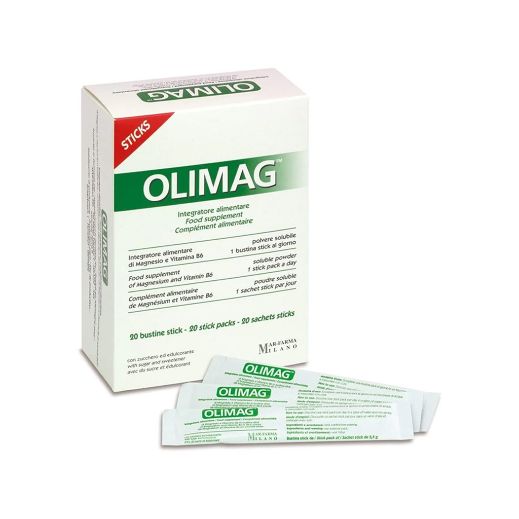 OLIMAG - (Mag/ B6) - 20 Stick (MarFarma)