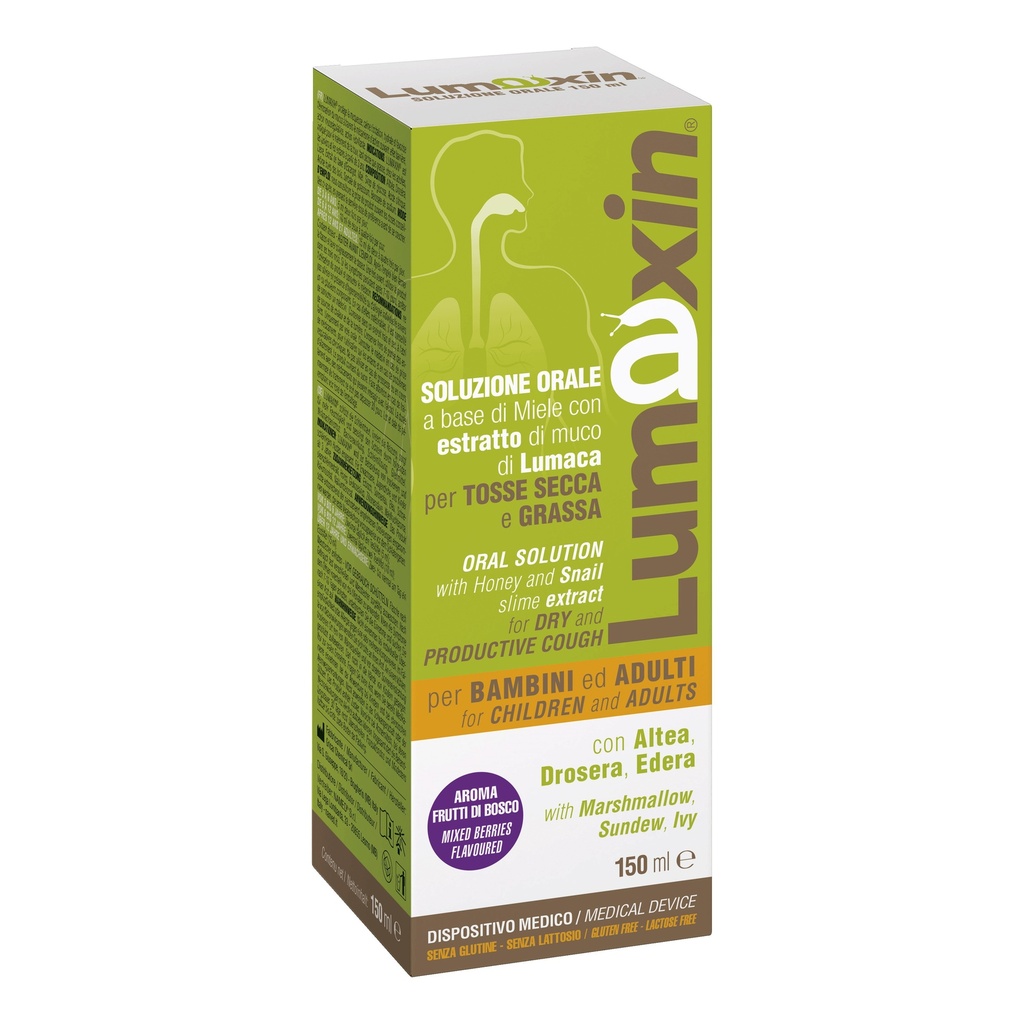 LUMAXIN SOL ORAL CON MIELE E ESTRATO DI LUMACA 150 ML