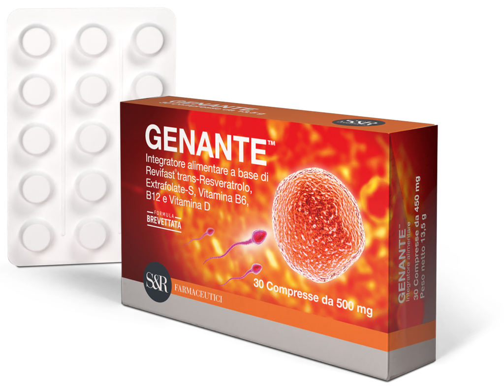 GENANTE - 30 tab (Resveratrol/ REVIFAST / Extrafolate S)