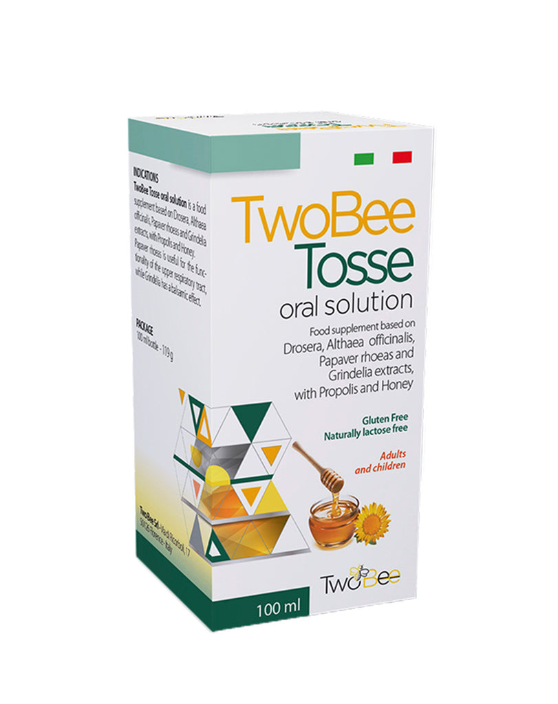TwoBee TOSSE - Oral SOLUTION (Drosera/ Altea/ Grindelia/ Honey) - 100mL