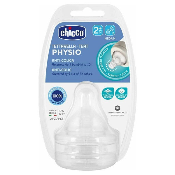 CHICCO - Koke Biberoni (+2M) 2 PIKA