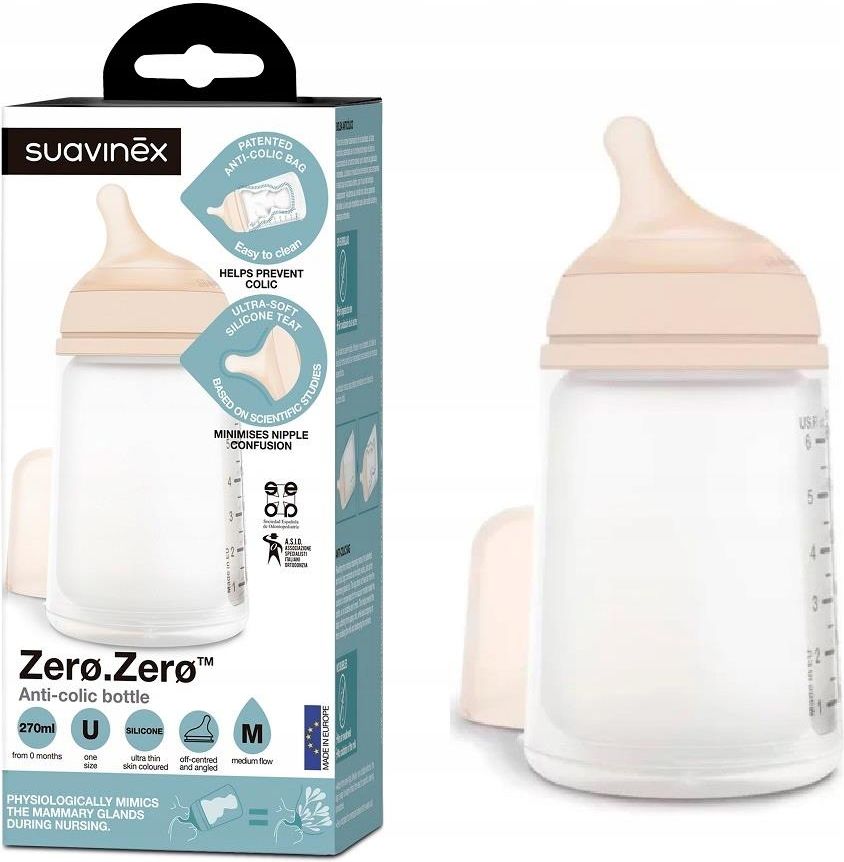 SUAVINEX ZERO ZERO ANTI-COLIC +0M  180ml