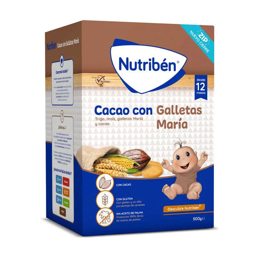 NUTRIBEN - CACAO CON GALLETAS MARIA 250gr