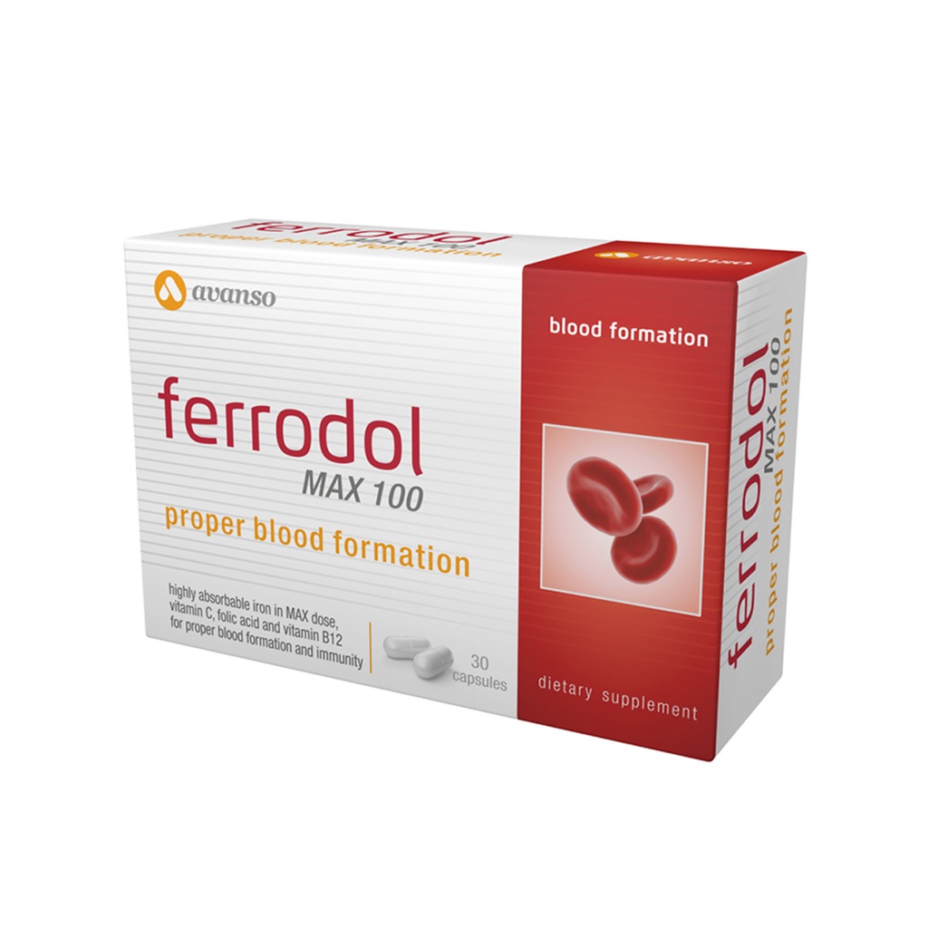 AVANSO - FERRODOL MAX 100 - 30 tab