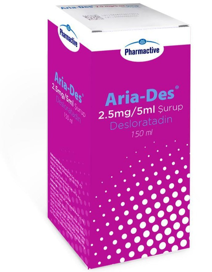ARIA-DES 2.5mg (DESLORATADINE) 150ml SHURUP