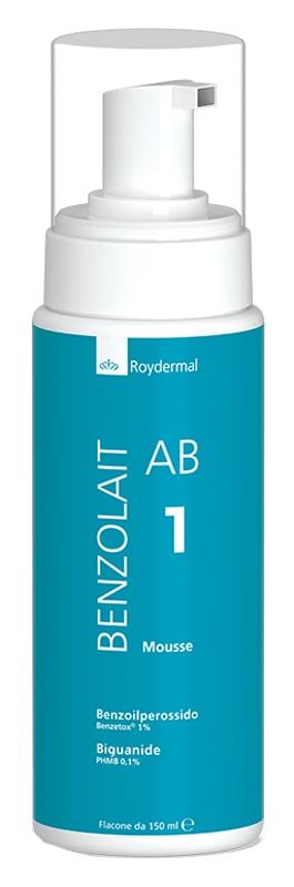 BENZOLAIT MOUSSE AB 1 (BENZOILPEROSSIDO 1% + BIGUANIDE PHMB 0.1%)