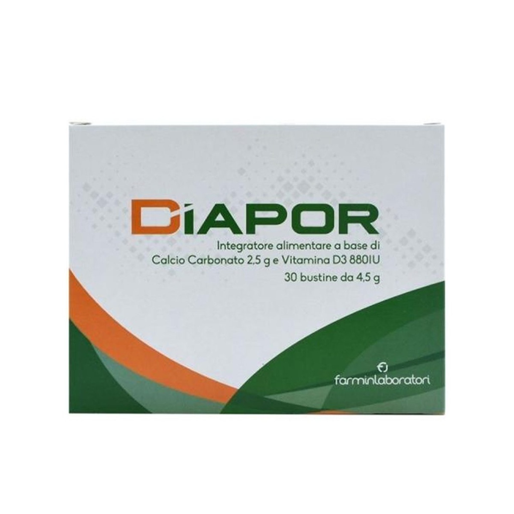 DIAPOR ( calci carbonat2.5 + vit.D3 880 IU )