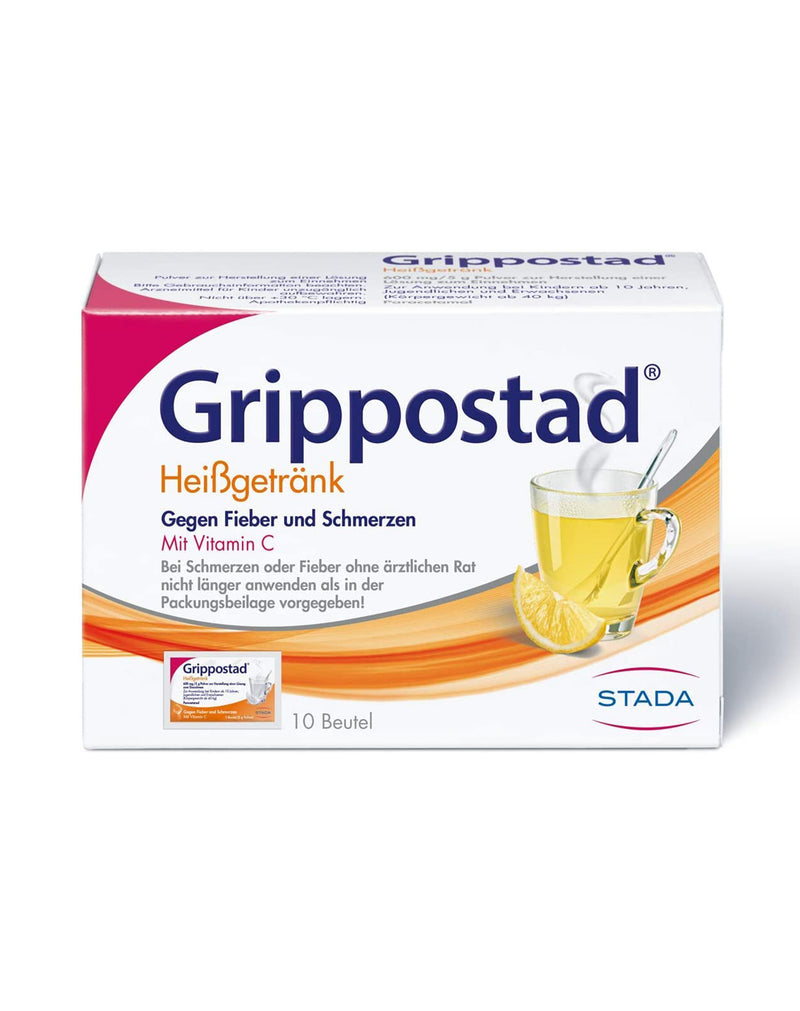 GRIPOSTAD - 10 Bustine (Paracetamol/ Vit C)