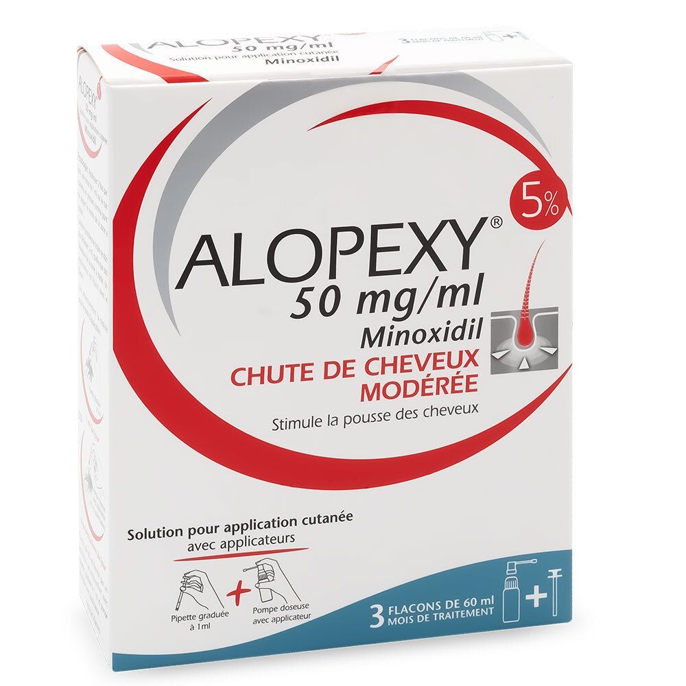 ALOPEXY 5% x 3 Flakone (MINOXIDIL)