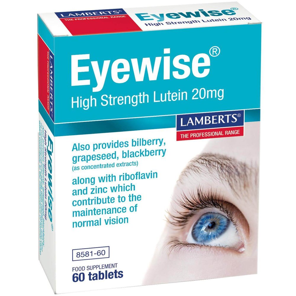 LAMBERTS Eyewise (Strong Lutein 20mg) *60 Tabs