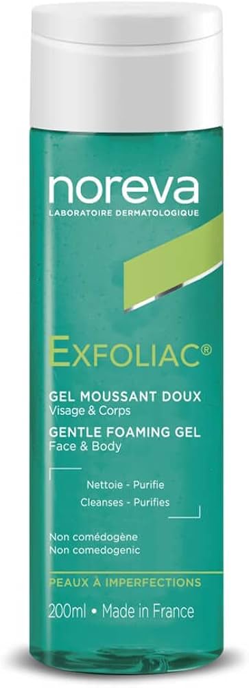 NOREVA EXFOLIAC GEL MOUSSANT - 200 ML