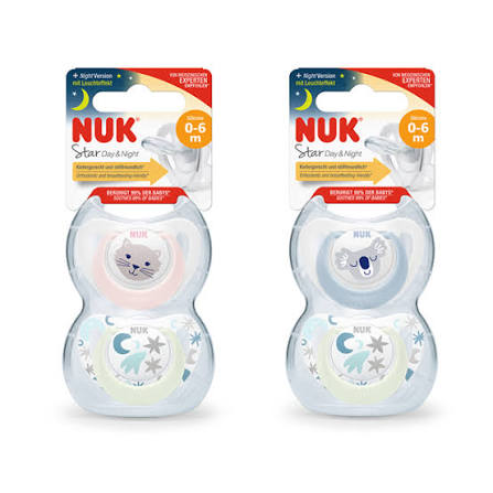 NUK Star Day Night CUCO 0-6m