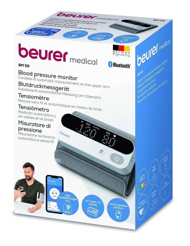 BEURER medical - Wireless BLOOD Pressure Monitor (BM 59)