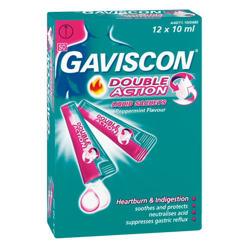 GAVISCON Double Action Bustine *12 Liquid Sticks 