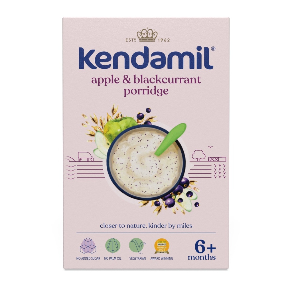 KENDAMIL - APPLE & BLACKCURRANT PORRIDGE 6+