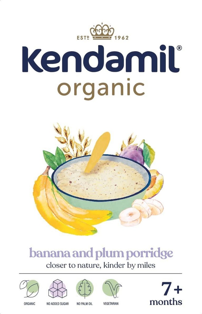 KENDAMIL - ORGANIC BANANA AND PLUM PORRIDGE 7+