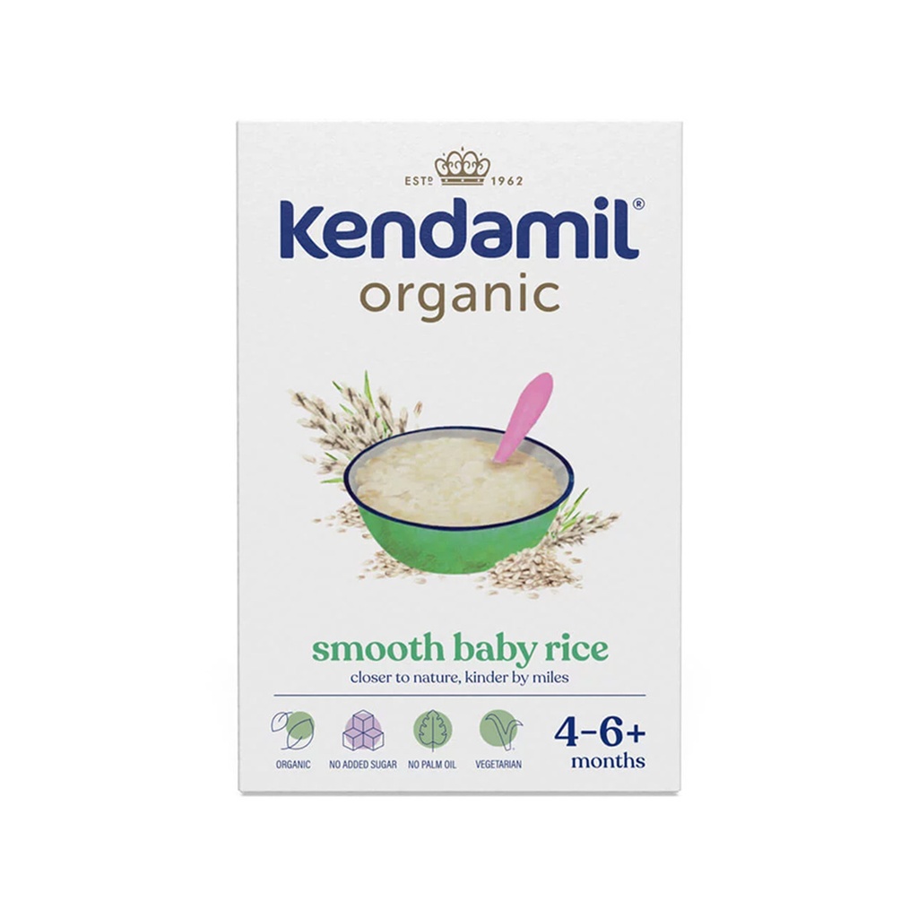 KENDAMIL - ORGANIC SMOOTH BABY RISO 4-6 MUAJ 120 GR.