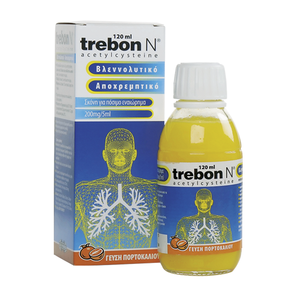 TREBON N Syrup (Acetylcysteine) - 120mL
