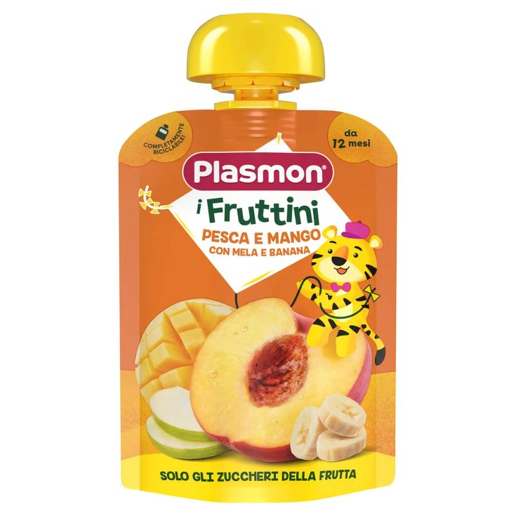 PLASMON Pochet - FRUTTINI Pesca e Mango *130g