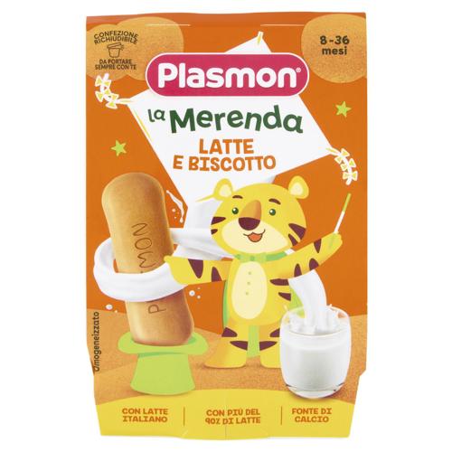 PLASMON Merenda Latte e Biscotto 6+ *2 pcs