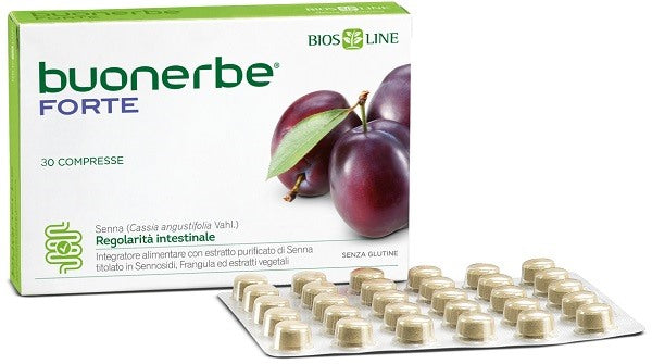 BUONERBE FORTE *30 Tablets (Inulina/ Senna/ Prugna)