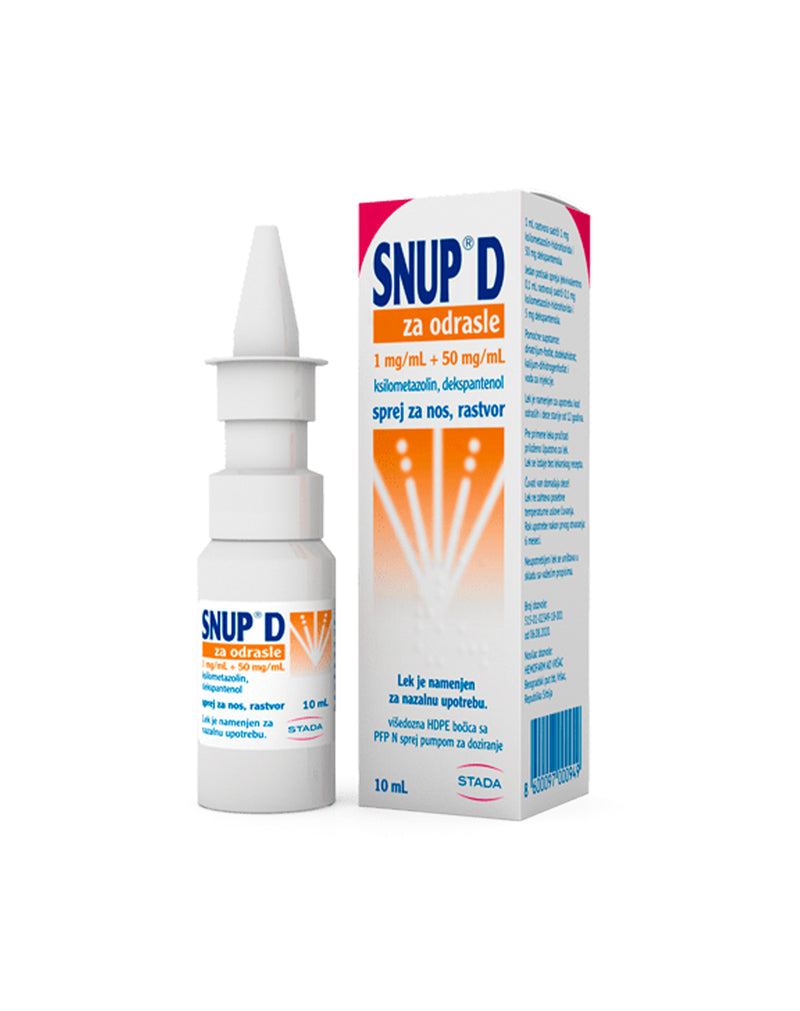 SNUP D - Spray Adult (Xylometazolin/ Dexpanthenol) - 10mL