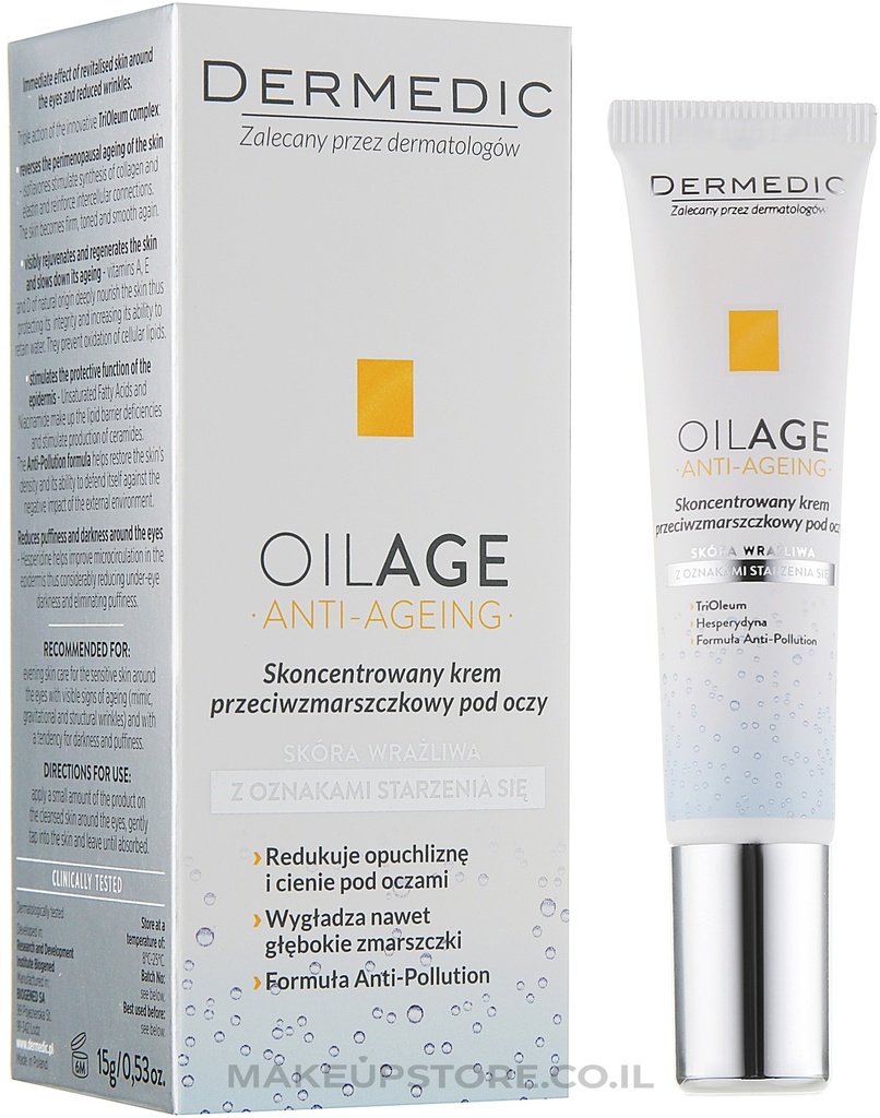 DERMEDIC - OILAGE Concentrated EYE Cream - 15ml