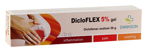 DICLOFLEX 5% Gel (Diclofenac) - 50 g