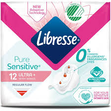 LIBRESE Pure Sensitive ULTRA+ (Regular) *12pads