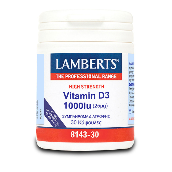 LAMBERTS Vitamin D3 1000iu *30 Caps