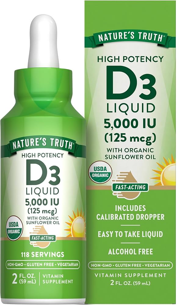 Natures Truth - D3 Liquid 5000 UI (125 mcg) *59ml