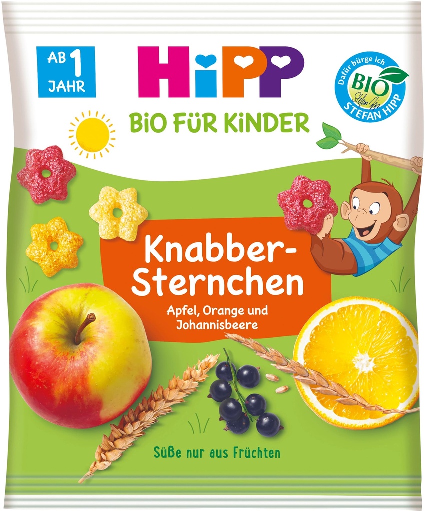 HIPP Bio Knabber Sternchen (1 vjec +)
