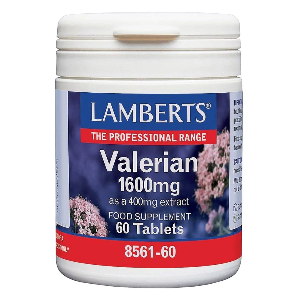 LAMBERTS Valerian 1600mg *60 Tablets