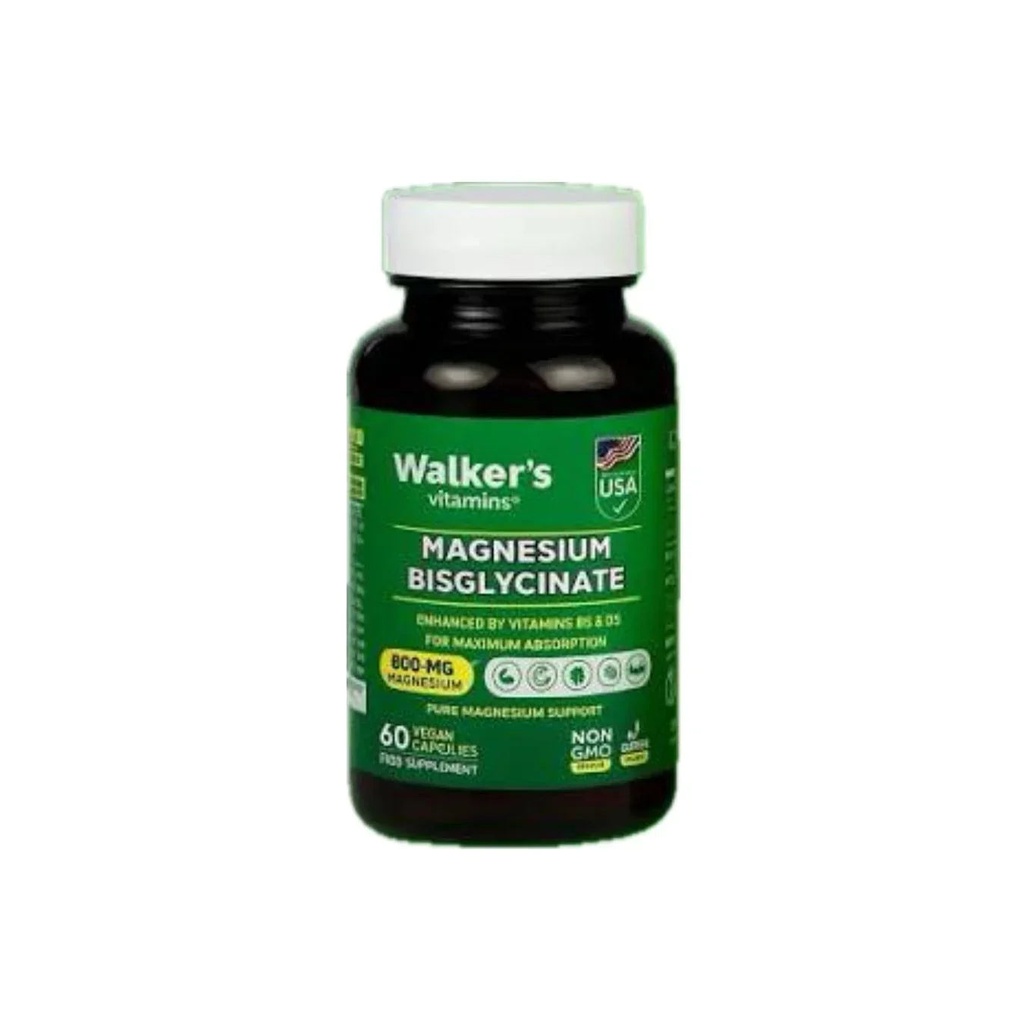 WALKERS Magnesium Bisglycinate *60 Capsules
