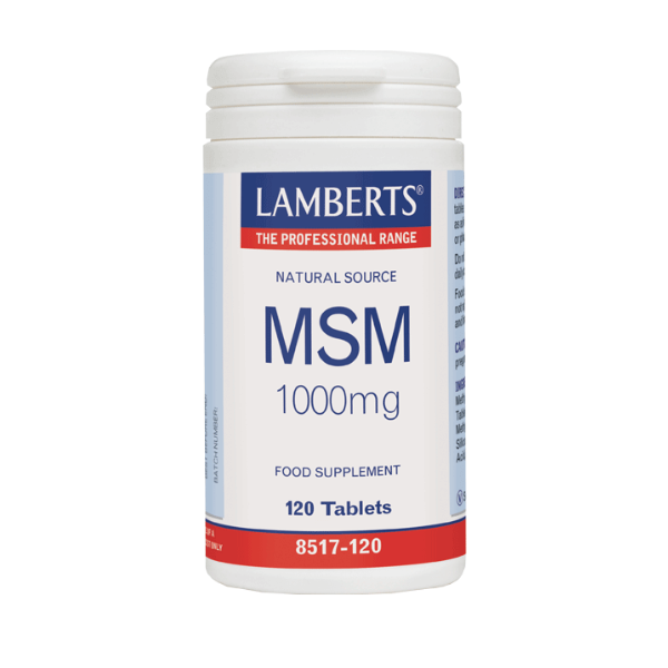LAMBERTS MSM 1000mg *120 Tablets